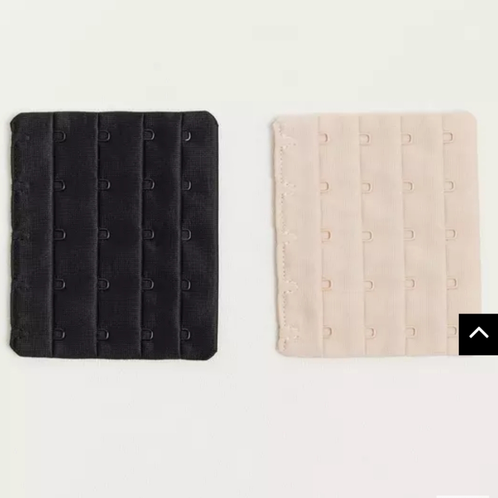 Torrid Black Nude 5 Hook Bra Extenders